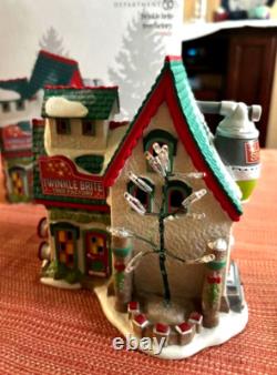 Dept 56 North Pole Twinkle Brite Tree Factory Lit Building- Retired- see video