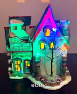 Dept 56 North Pole Twinkle Brite Tree Factory Lit Building- Retired- see video