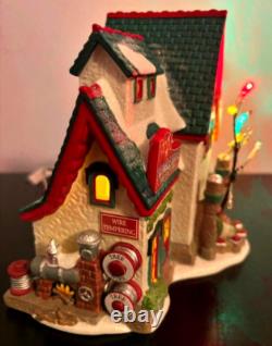 Dept 56 North Pole Twinkle Brite Tree Factory Lit Building- Retired- see video