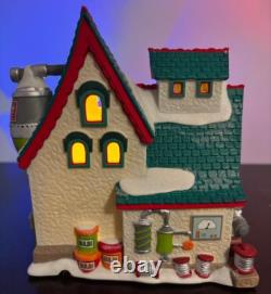 Dept 56 North Pole Twinkle Brite Tree Factory Lit Building- Retired- see video