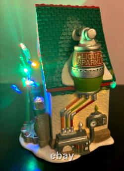 Dept 56 North Pole Twinkle Brite Tree Factory Lit Building- Retired- see video