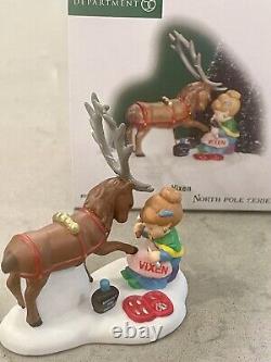 Dept 56 North Pole VIXEN Reindeer 807237 Christmas Village Accessory