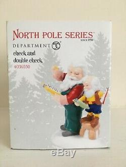 Dept. 56 North Pole Village 11 Piece Assortment 8 Buildings, 3 Accessories