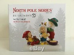 Dept. 56 North Pole Village 11 Piece Assortment 8 Buildings, 3 Accessories