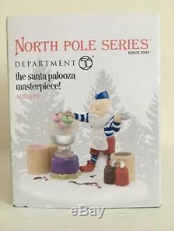 Dept. 56 North Pole Village 11 Piece Assortment 8 Buildings, 3 Accessories