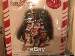 Dept 56 North Pole Village 15th Anniversary S-A-N-T-A Set of 5 Houses