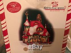 Dept 56 North Pole Village 15th Anniversary S-A-N-T-A Set of 5 Houses