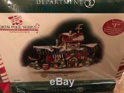 Dept 56 North Pole Village 15th Anniversary S-A-N-T-A Set of 5 Houses