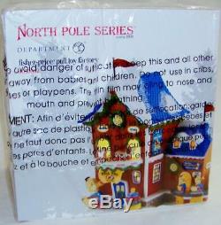 Dept 56 North Pole Village 2016 FISHER PRICE PULL TOY FACTORY #4050962 NRFB