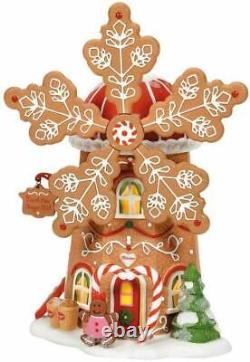 Dept 56 North Pole Village 2021 GINGERBREAD COOKIE MILL #6007610 NRFB Animated