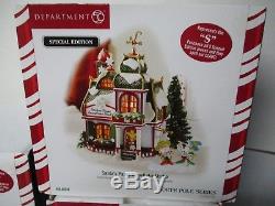 Dept 56 North Pole Village 5 Houses C L A U S Never Out of Original Boxes