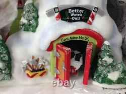 Dept 56 North Pole Village BETTER WATCH OUT COAL MINE 808923 Brand New! RARE