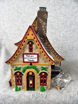 Dept 56 North Pole Village Buildings Lot of 5 Elfies Sleds Popcorn Gift Wrap
