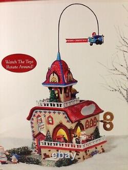 Dept 56 North Pole Village CHECKING IT TWICE WIND UP TOYS Gift Set 56.56757 New