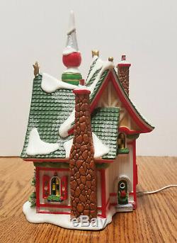 Dept 56 North Pole Village CHRISTMASLAND TREE TOPPERS In Box #56960 motorized