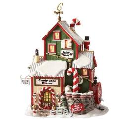 Dept 56 North Pole Village Candy Cane Corner Nib