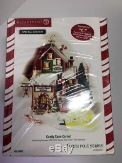 Dept 56 North Pole Village Candy Cane Corner Nib