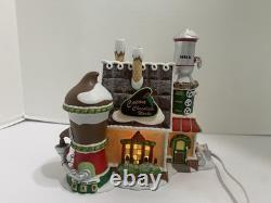 Dept 56 North Pole Village Cocoa Chocolate Works 805545 Lighted Box