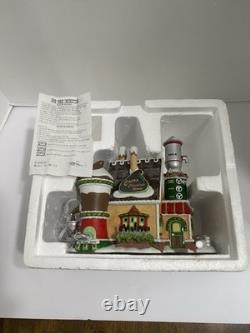 Dept 56 North Pole Village Cocoa Chocolate Works 805545 Lighted Box