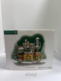 Dept 56 North Pole Village Cocoa Chocolate Works 805545 Lighted Box