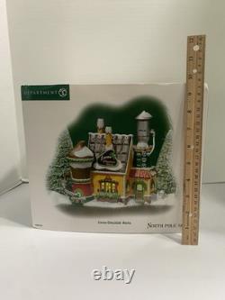 Dept 56 North Pole Village Cocoa Chocolate Works 805545 Lighted Box