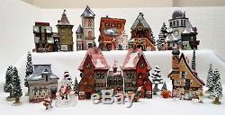 Dept 56 North Pole Village Complete 10 Year Collection of Houses & Accessories