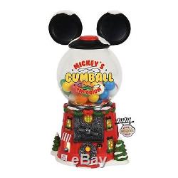 Dept 56 North Pole Village Disney Series Mickey's Gumball Emporium 6000611 NEW