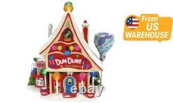 Dept 56 North Pole Village Dum-Dums Flavor Makers Lit Building, 7.48 Inch, Mult