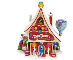 Dept 56 North Pole Village Dum-Dums Flavor Makers Lit Building, 7.48 Inch, Mult