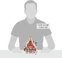 Dept 56 North Pole Village Dum-Dums Flavor Makers Lit Building, 7.48 Inch, Mult
