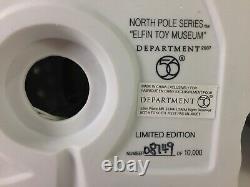 Dept 56 North Pole Village ELFIN TOY MUSEUM Toy Top Spins 56.56959 Brand New