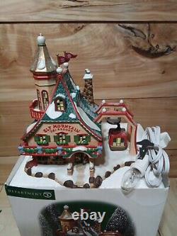 Dept 56 North Pole Village Elf Mountain Ski Resort Boxed 6695758 Ships Free