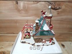 Dept 56 North Pole Village Elf Mountain Ski Resort Boxed 6695758 Ships Free