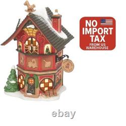 Dept 56 North Pole Village Finest Wooden Toys Lit Building, 6.73 Inch, Multicol