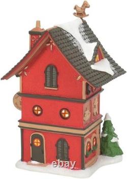 Dept 56 North Pole Village Finest Wooden Toys Lit Building, 6.73 Inch, Multicol