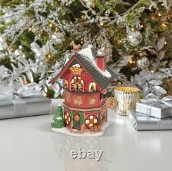 Dept 56 North Pole Village Finest Wooden Toys Lit Building, 6.73 Inch, Multicol