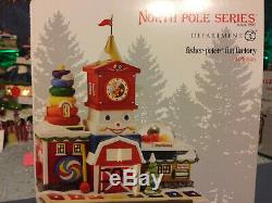 Dept. 56 North Pole Village Fisher Price Fun Factory NIB