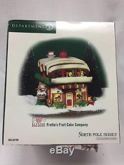 Dept 56 North Pole Village Fretta's Fruit Cake Company