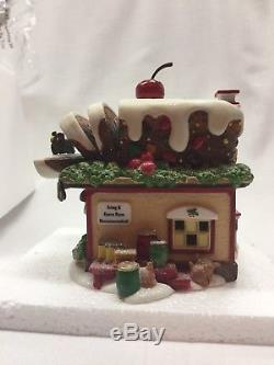 Dept 56 North Pole Village Fretta's Fruit Cake Company