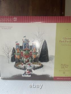 Dept 56 North Pole Village Glacier Park Pavilion #56745 Mint In Box