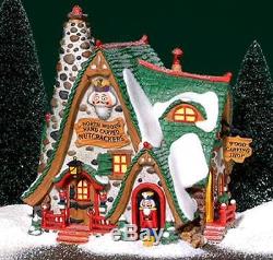 Dept 56 North Pole Village HAND CARVED NUTCRACKER FACTORY 56753 DEALER STOCK