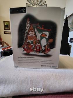 Dept 56 North Pole Village Hand Carved Nutcracker Factory