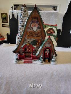 Dept 56 North Pole Village Hand Carved Nutcracker Factory