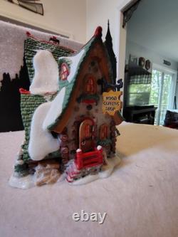 Dept 56 North Pole Village Hand Carved Nutcracker Factory