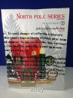 Dept 56 North Pole Village JACK B. NIMBLE CANDLE SHOP 4030719 Brand New