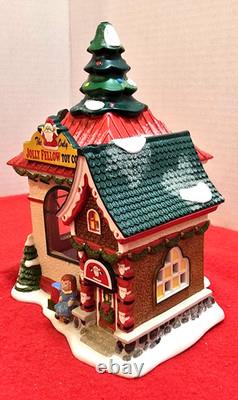 Dept 56 North Pole Village Jolly Fellow Toy Co 4035571 Mint Mint Missing 2 Flags