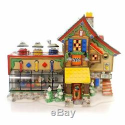 Dept 56 North Pole Village LEGO BUILDING CREATION STATION 56735 DEALER STOCK NIB