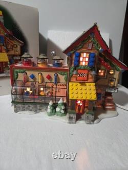 Dept 56 North Pole Village Lego Building Creation Station #56735