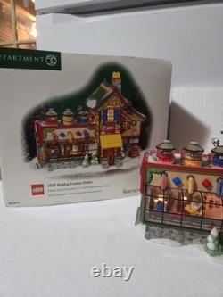 Dept 56 North Pole Village Lego Building Creation Station #56735