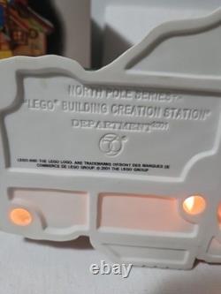 Dept 56 North Pole Village Lego Building Creation Station #56735